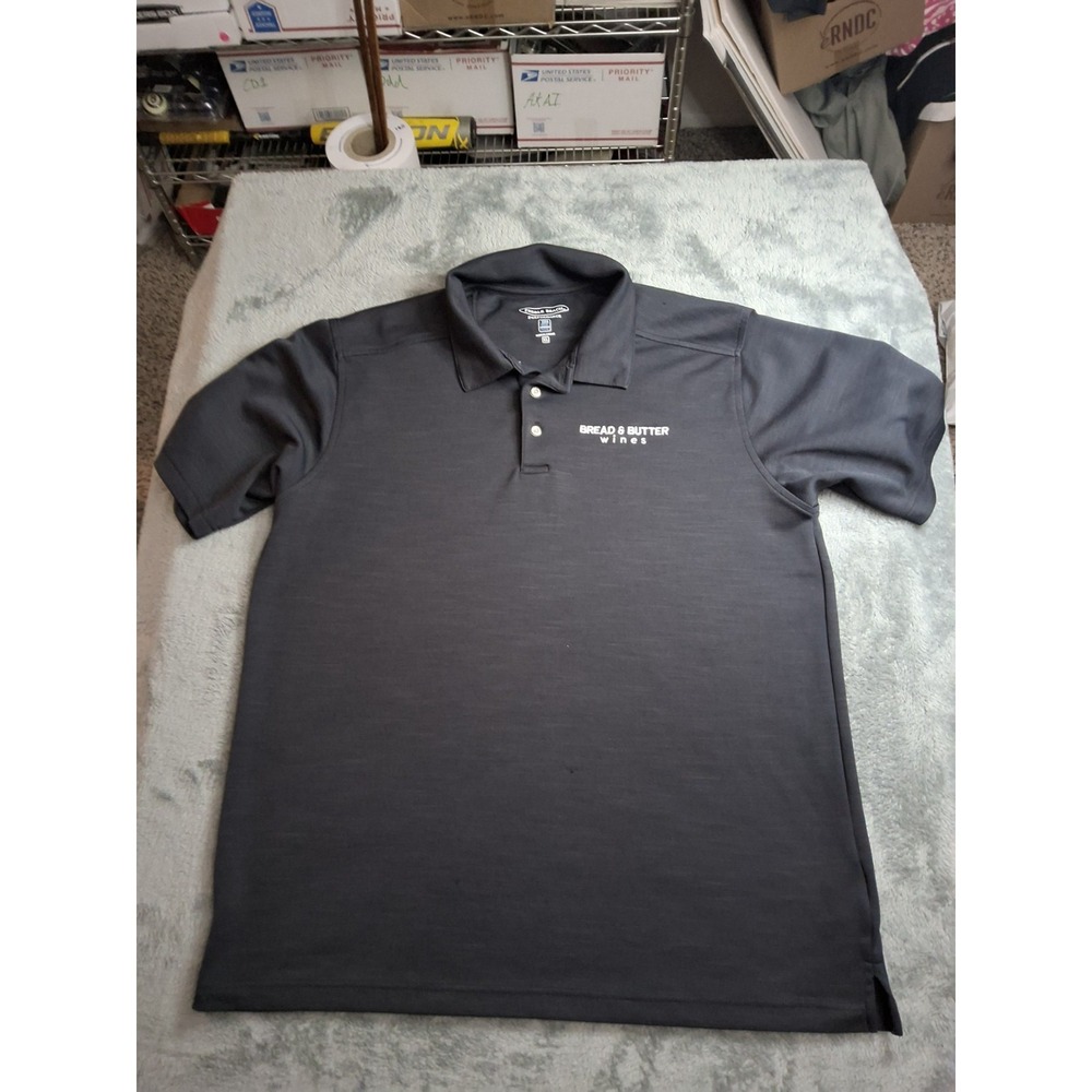 Mens Pebble Beach XL Golf Polo‎ Bread And Butter Wines. Black